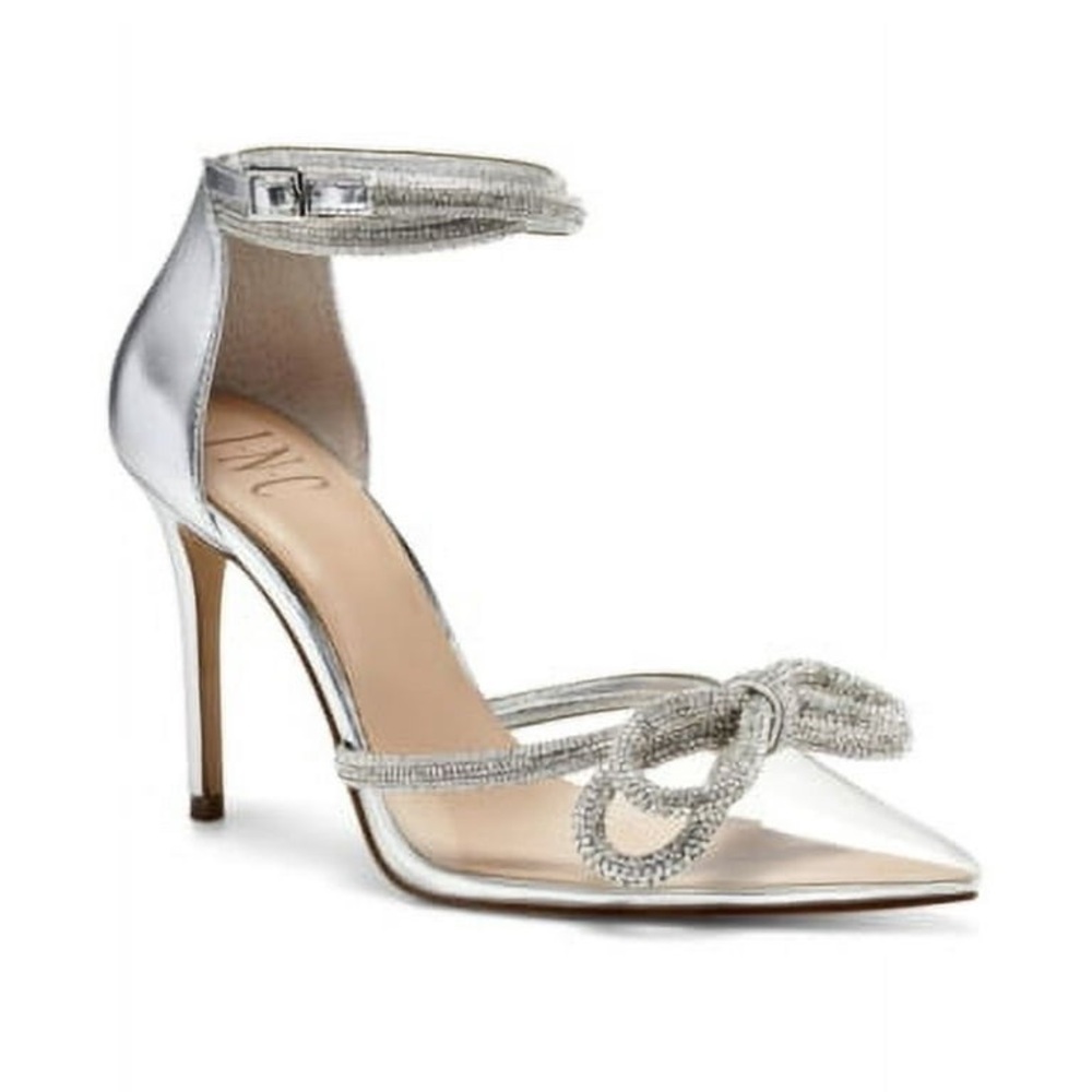 Rhinestone Clear Pumps